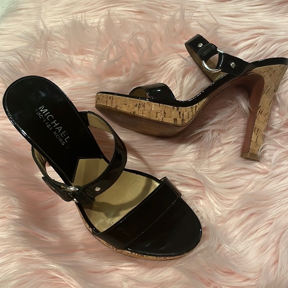 MICHAEL Michael Kors Shoes - MICHAEL KORS PLATFORM CORK HEELS 7M